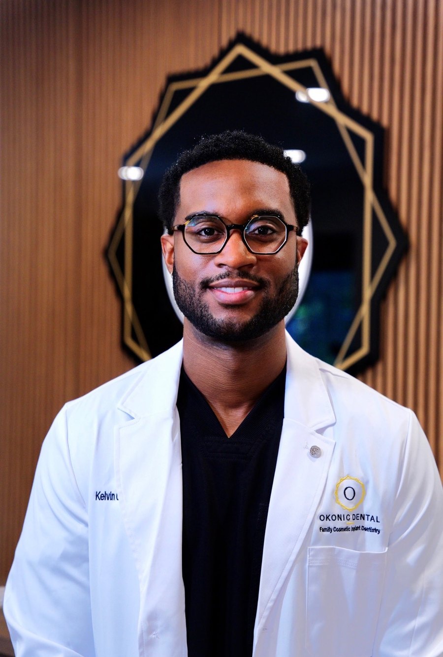 Dr. Kelvin Okons, DDS, owner and founder of Okonic Dental in Salisbury, NC